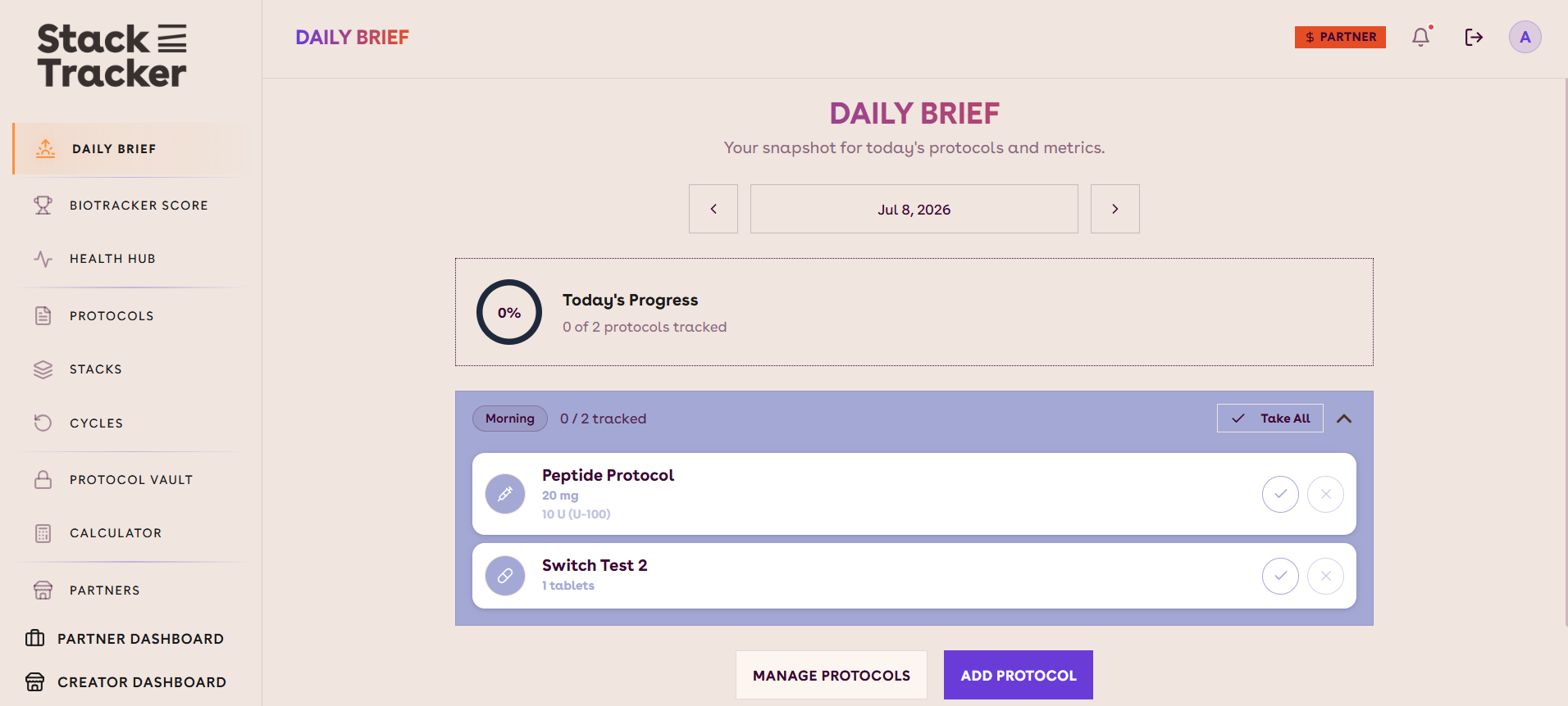Stack Tracker