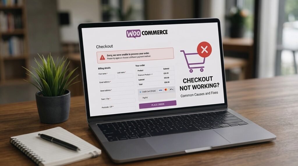 WooCommerce Checkout Not Working Fixing Common Errors