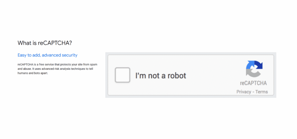 Stop Contact Form Spam in WordPress witn recaptcha